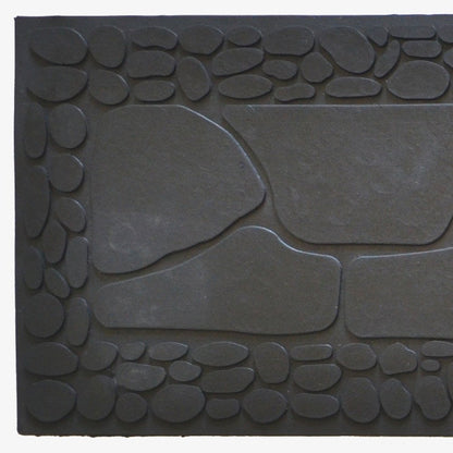 10" X 33" Black Rubber Outdoor Door Mat