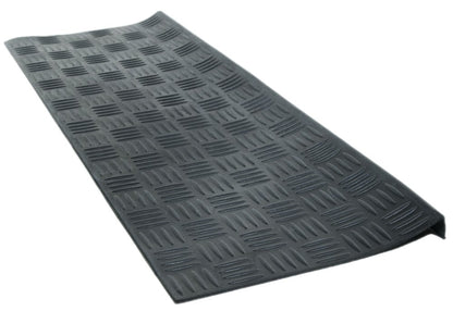 9" X 30" Black Rubber Outdoor Door Mat