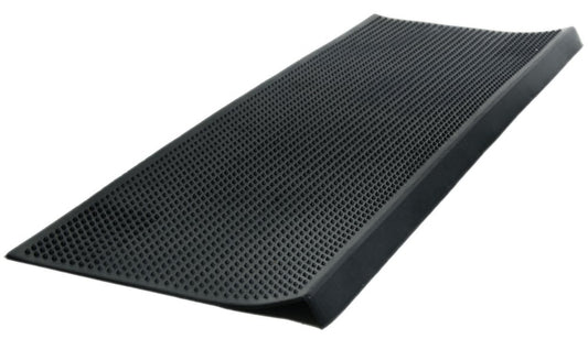 9" X 30" Black Rubber Outdoor Door Mat