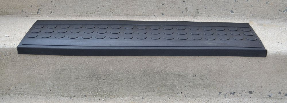 9" X 30" Black Rubber Outdoor Door Mat