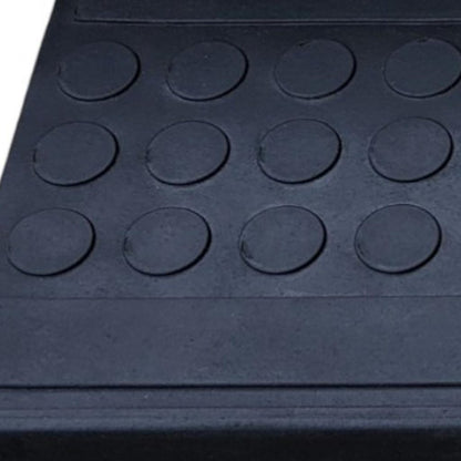 9" X 30" Black Rubber Outdoor Door Mat