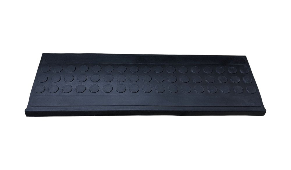 9" X 30" Black Rubber Outdoor Door Mat