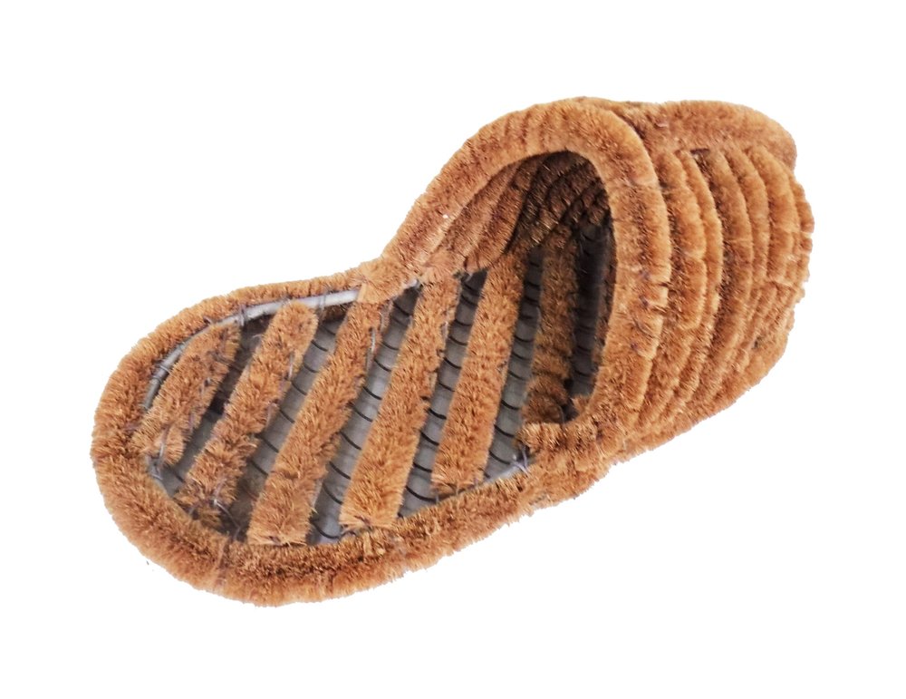 8" X 19" Brown Coir Outdoor Boot Scraper